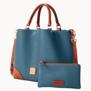 Dooney & Bourke Pebble Grain Brenna Teal